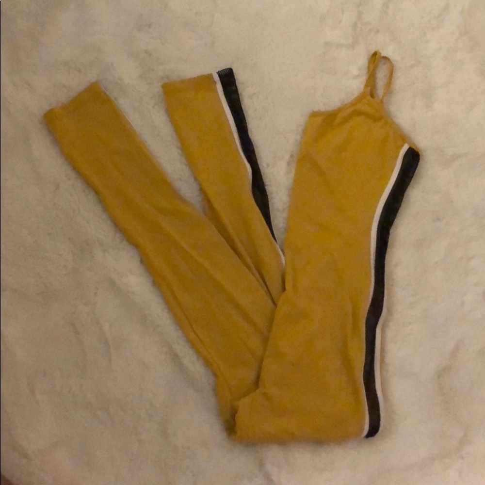 Yellow jumpsuit